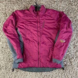 Mountain Hardwear Women's Puffer Jacket - Burgundy and Gray